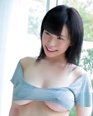 Amateur Suzuki Asahiis Appears In Her Debut Movie Massive Tits She Gets Sensual