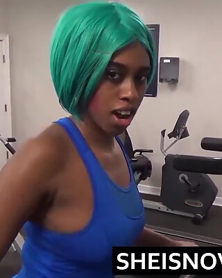 Slim Ebony Naked Butt Walking In Public Gym Booty Cheeks Bouncing Young Sexy Ass